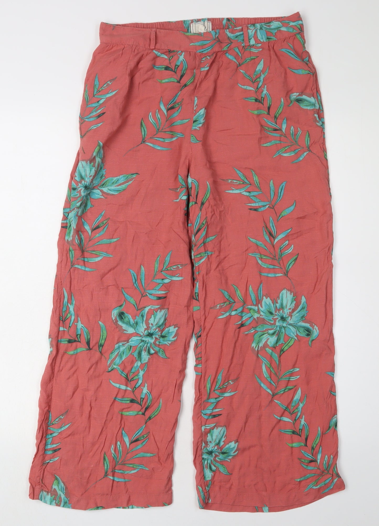 Fat Face Women's Multicoloured Cropped Trousers Size 10