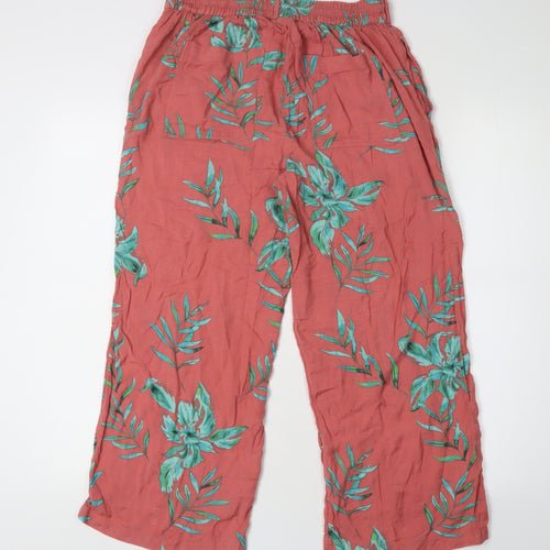 Fat Face Women's Multicoloured Cropped Trousers Size 10