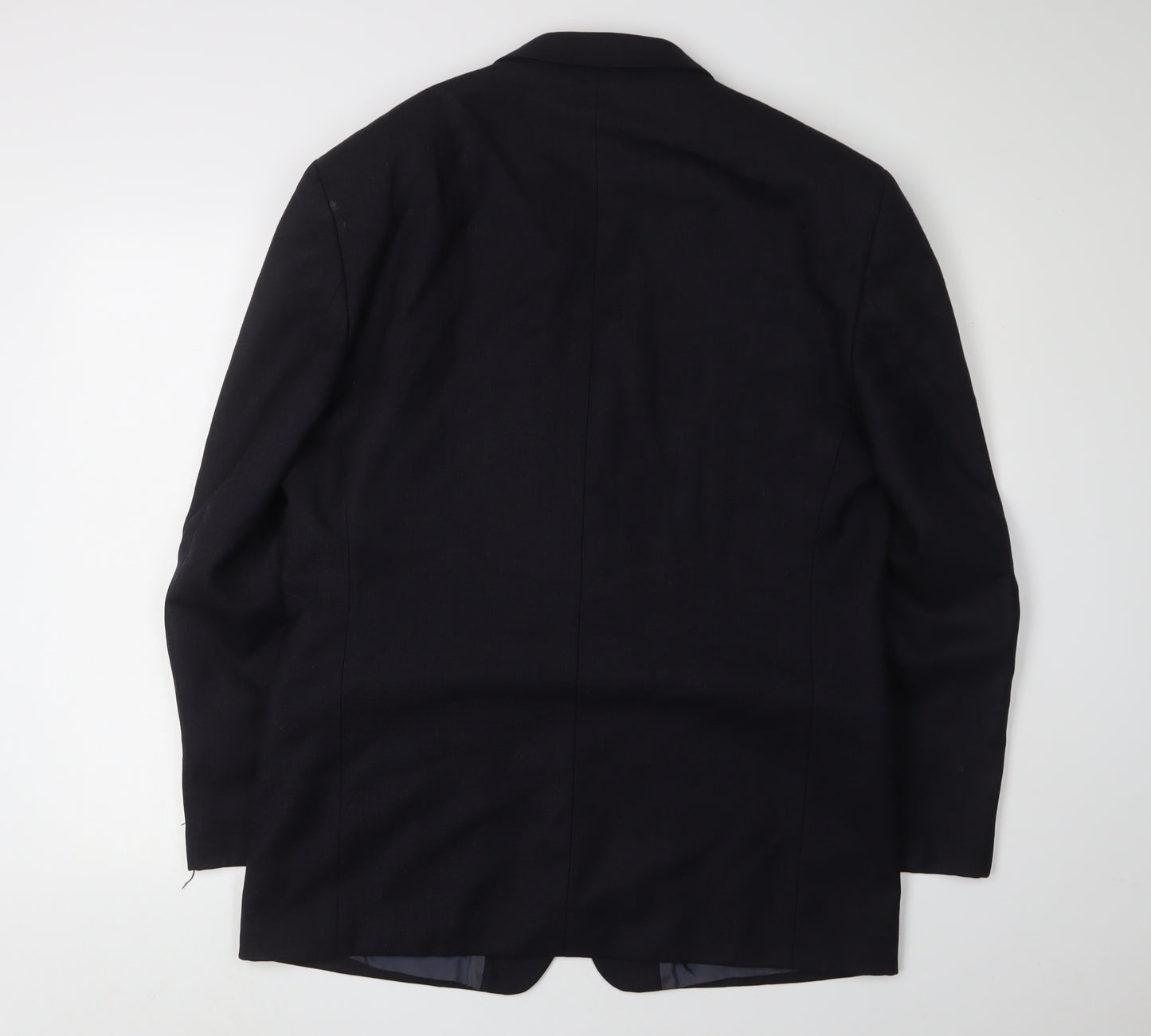 Daniel Hechter Men's Black Wool Blazer, Size 52R, Classic Style