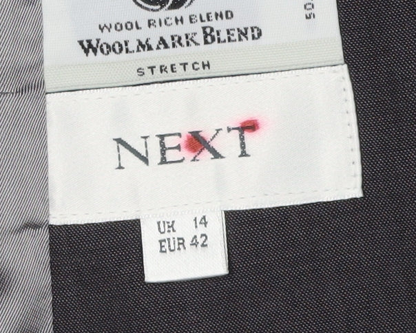 Next Women's Black Trouser Suit Jacket Size 14