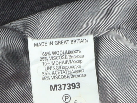 Next Women's Black Trouser Suit Jacket Size 14