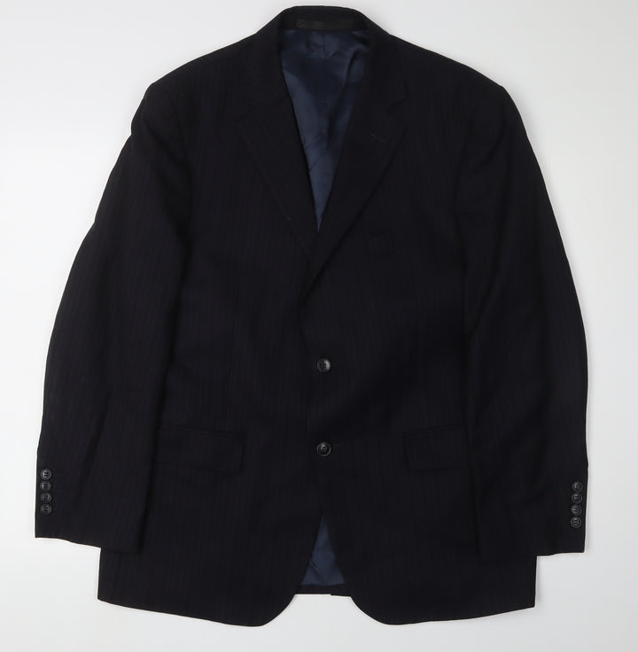 Marks and Spencer Men’s Navy Striped Suit Jacket 42S