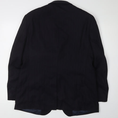 Marks and Spencer Men’s Navy Striped Suit Jacket 42S