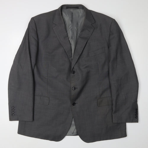 Marks and Spencer Men's Grey Blazer 48R, Business