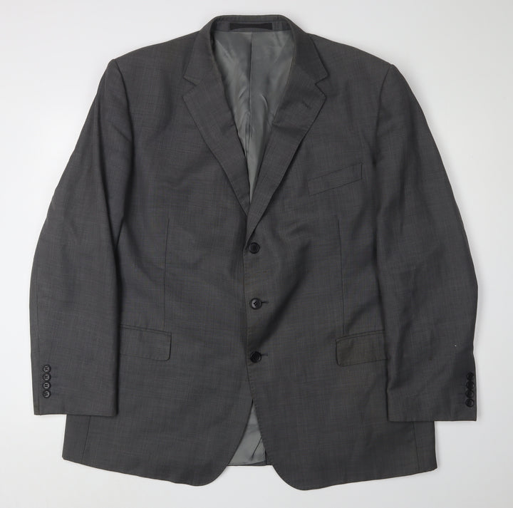 Marks and Spencer Men's Grey Blazer 48R, Business