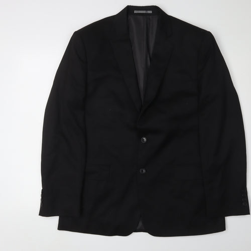 Marks and Spencer Men's Black 42R Regular Blazer