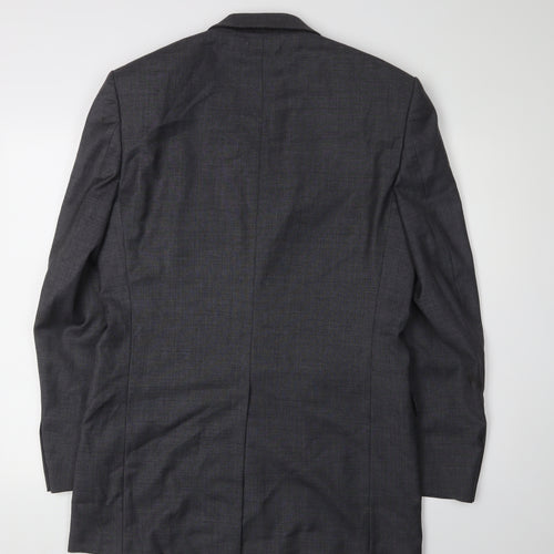 Marks and Spencer Men's Black Blazer 38 Long Wool