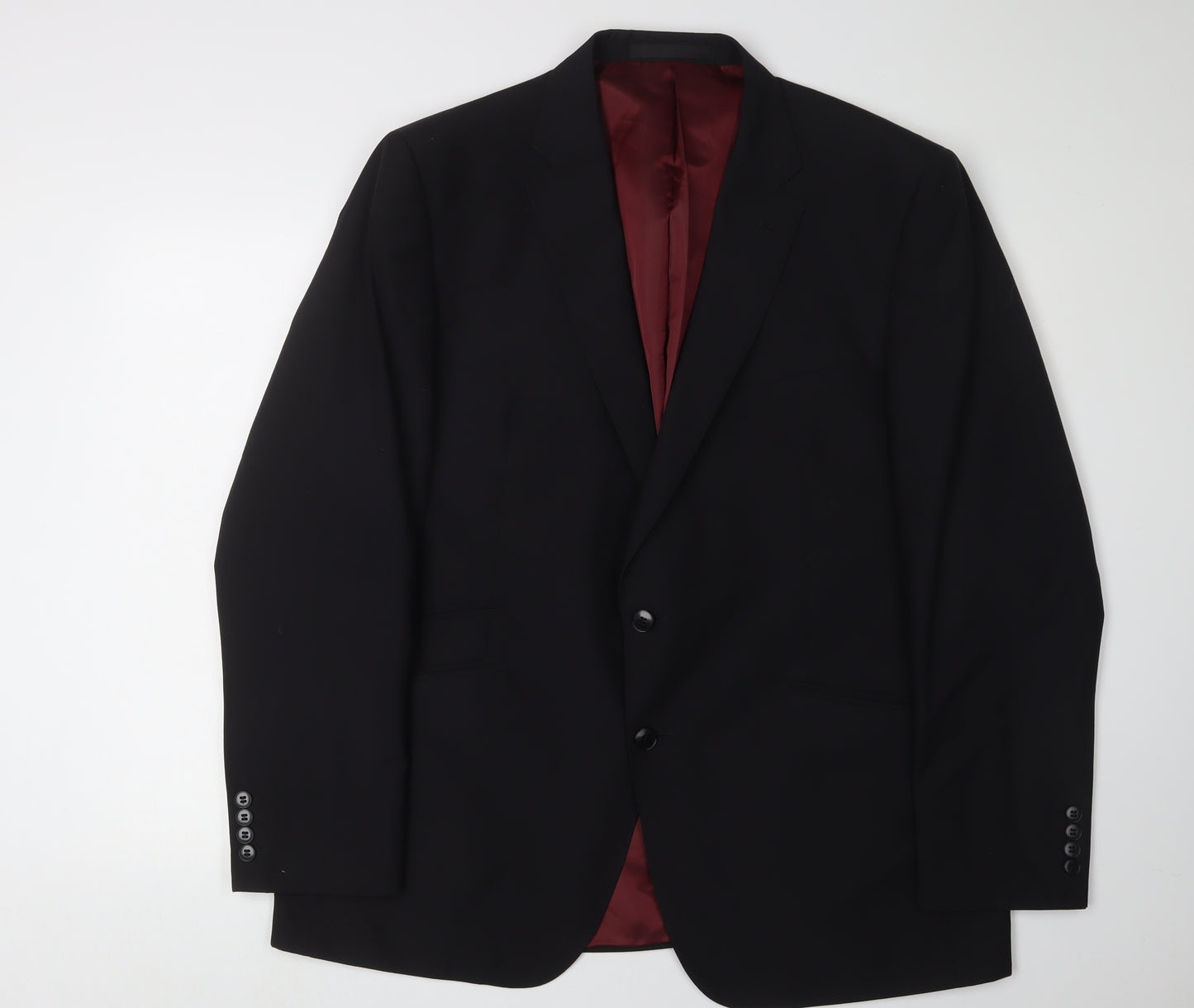 Marks and Spencer Men's Black Wool Blazer 46R