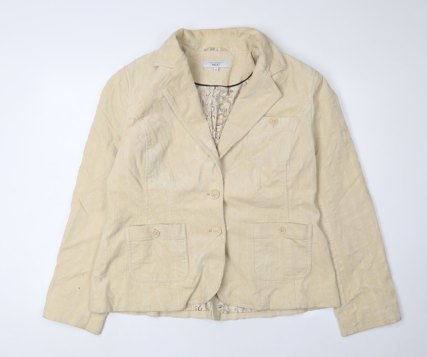Next Women's Beige Cotton Blazer Size 18