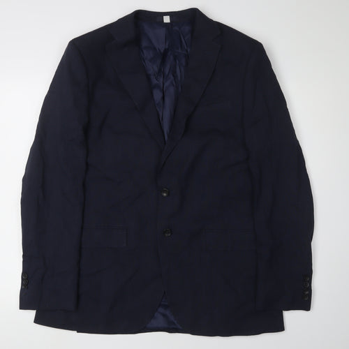 Marks and Spencer Men's Blue Blazer - Size 40R