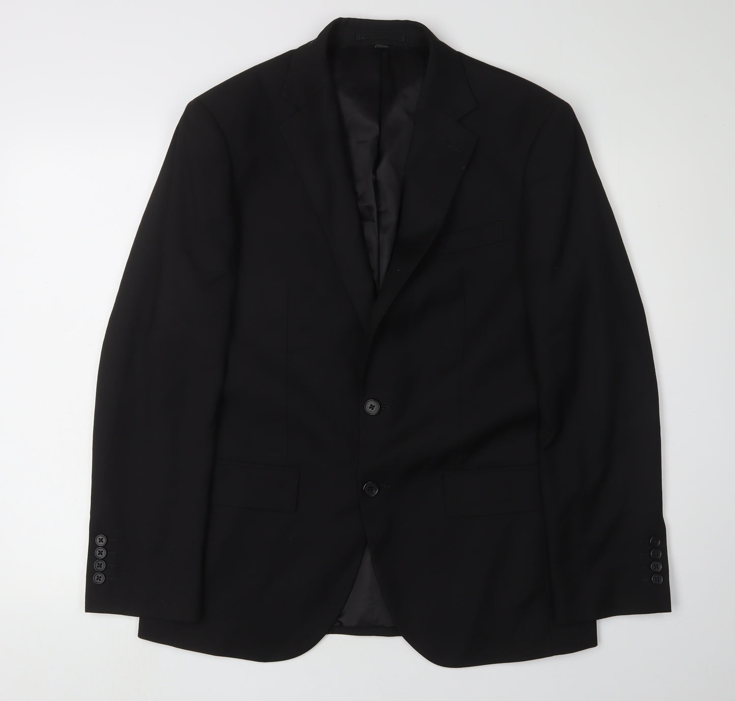 Marks and Spencer Men's Black Suit Jacket 38S