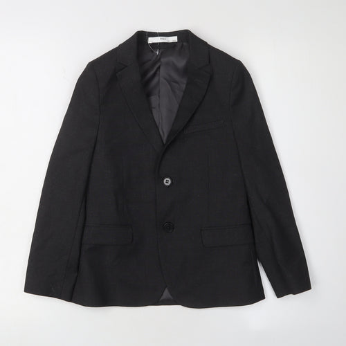 Marks and Spencer Boys Black Suit Jacket 7-8 Years