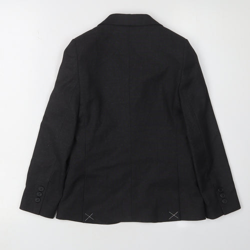 Marks and Spencer Boys Black Suit Jacket 7-8 Years