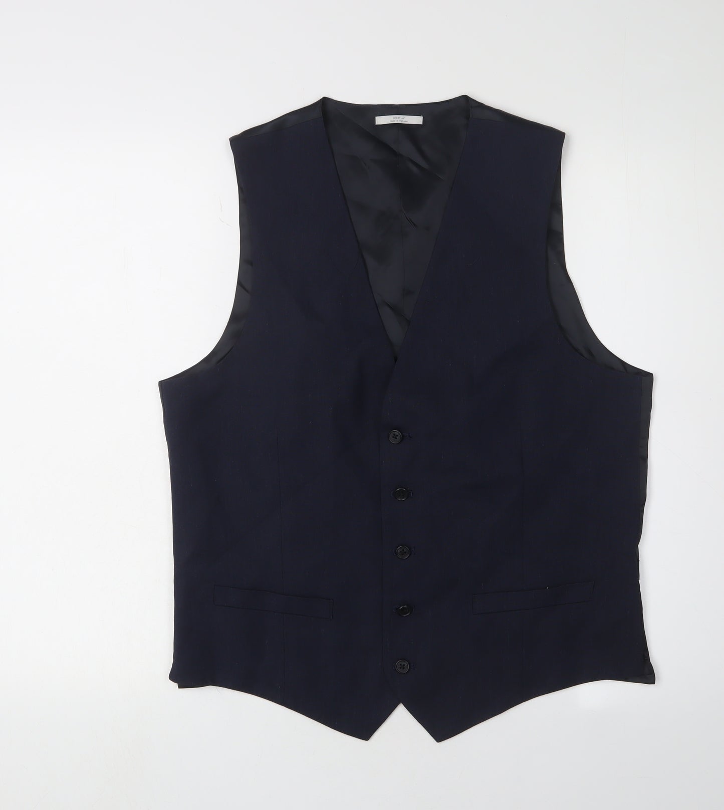 Marks and Spencer Men's Blue Suit Waistcoat 40R