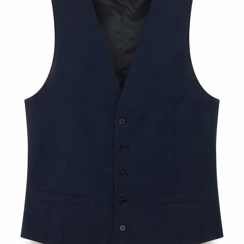 Marks and Spencer Men's Blue Suit Waistcoat 40R