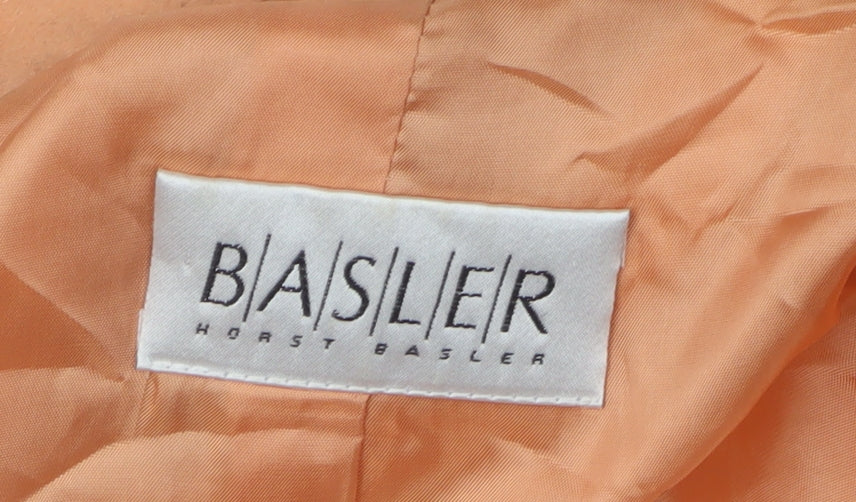 Basler Women's Orange Blazer Size 18 Formal Wool-Angora