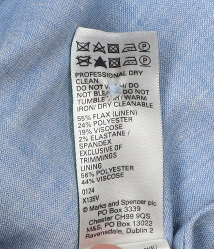 Marks and Spencer Men's Blue Waistcoat Size 38R