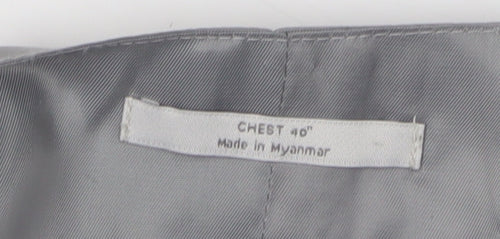 Marks and Spencer Men's Grey Suit Waistcoat Size 40R