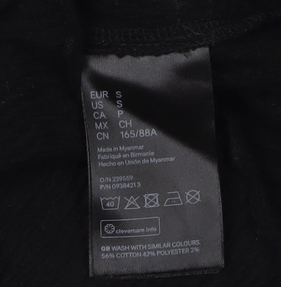 Divided Women's Black Cotton Blend Dress S