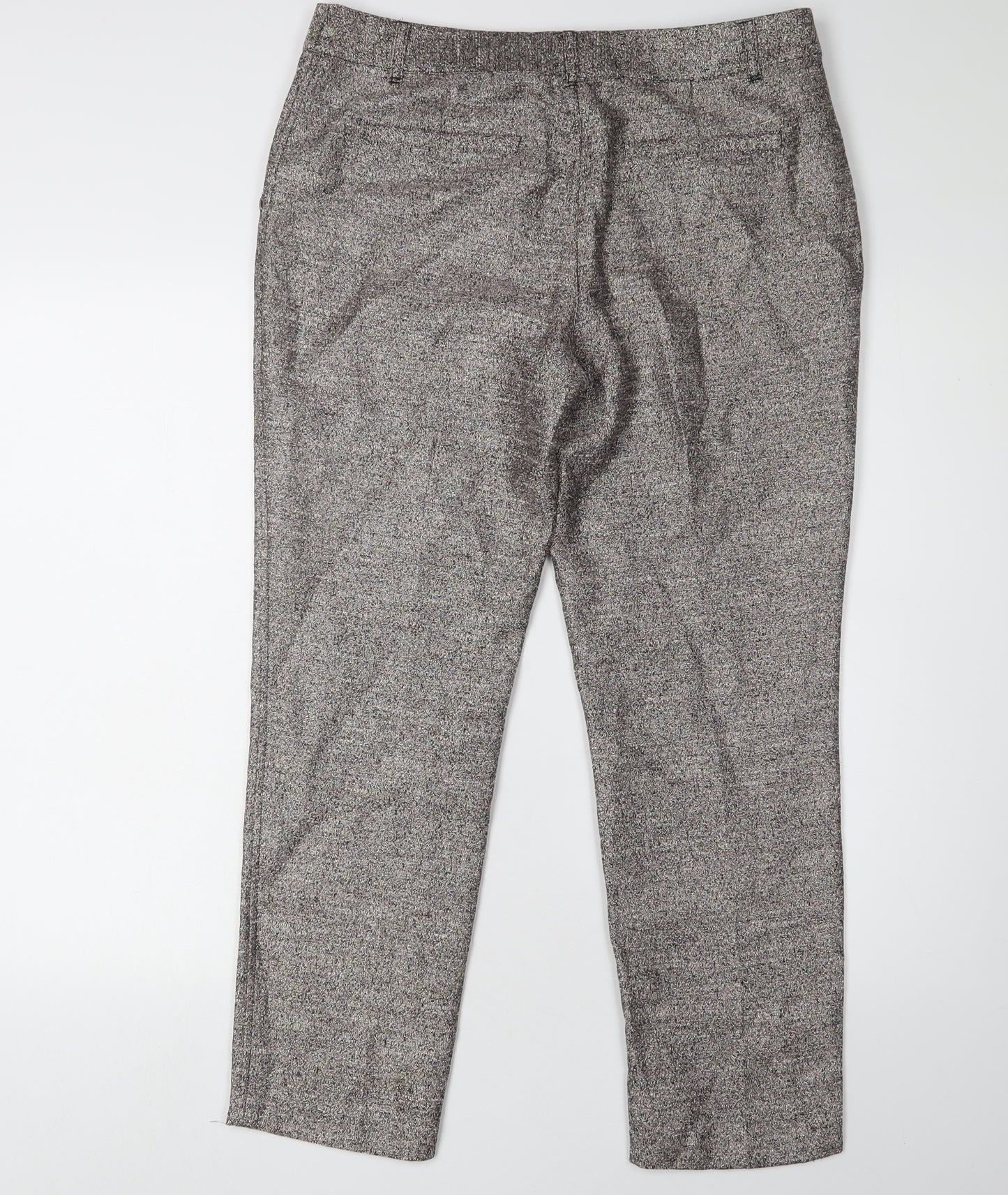 Next Women's Grey Dress Pants Size 10 Regular Fit