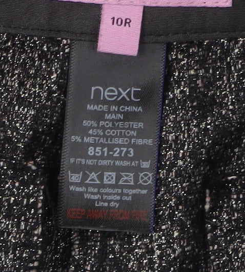 Next Women's Grey Dress Pants Size 10 Regular Fit