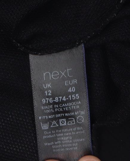 Next Women's Black Collared Button-Up Shirt