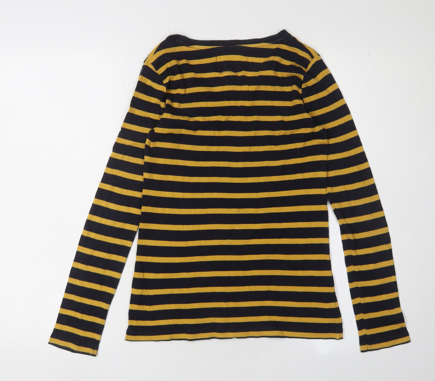 Johnnie B Boys Black Striped Long Sleeve T-Shirt 13-14 Years