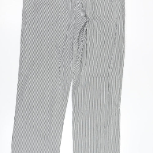Lyle & Scott Men's Black Striped Chino Trousers Size 32
