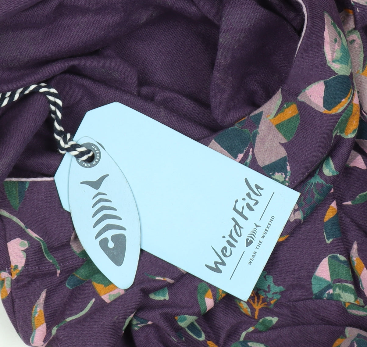 Weird Fish Women's Purple Floral Shift Dress