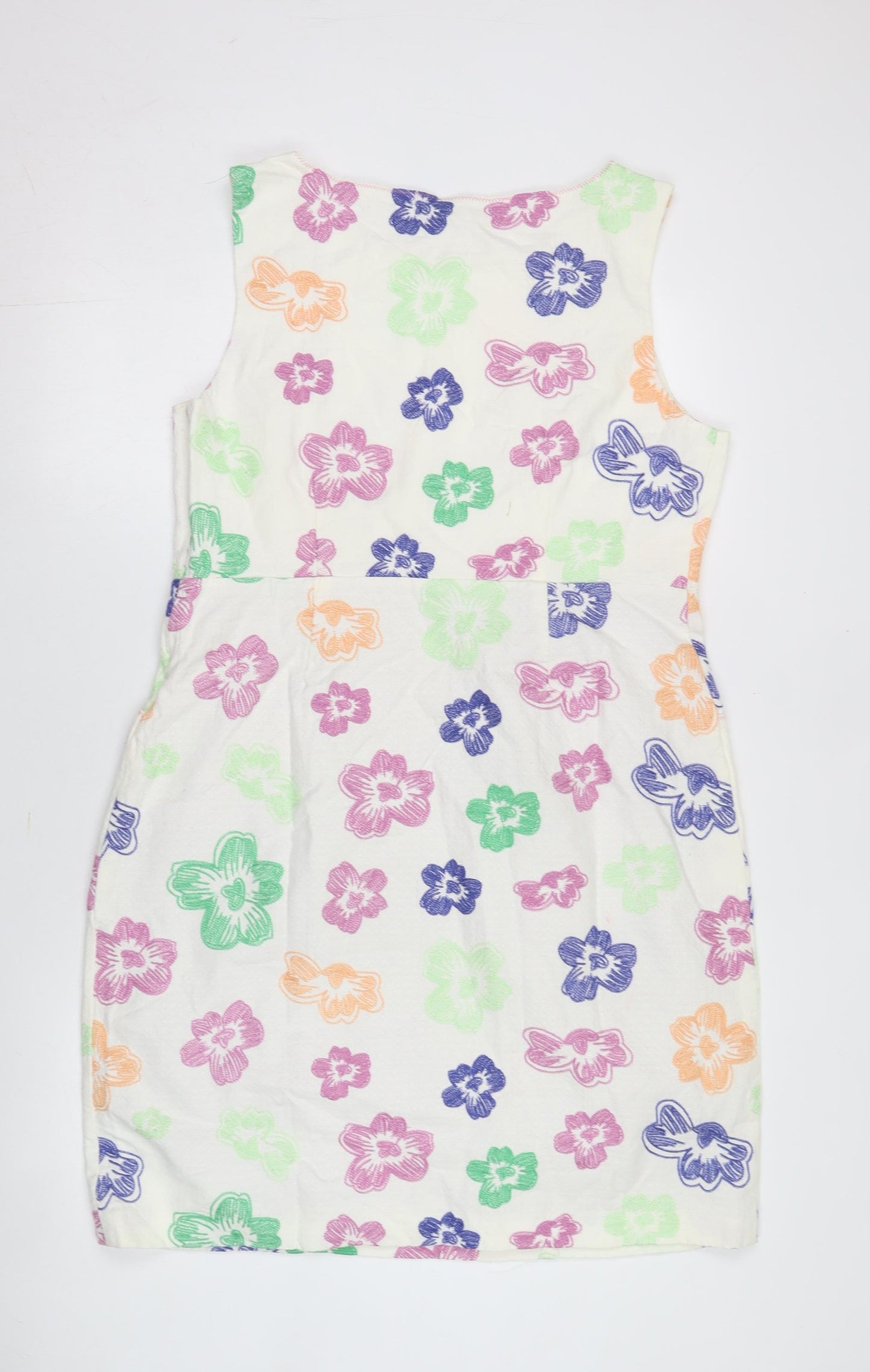 White Stuff Women Floral Shift Dress, Multicoloured, Size 16
