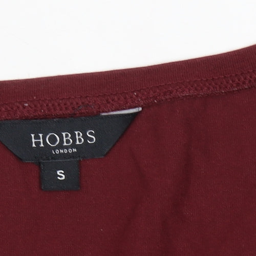 Hobbs Women's Red Scoop Neck 3/4 Sleeve T-Shirt