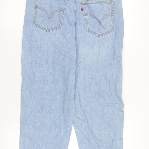 Levi's Women Blue Tapered High Rise Jeans Size 27