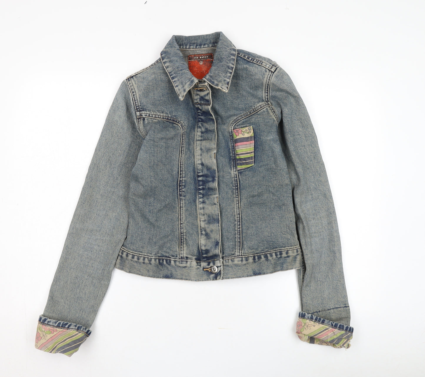 Ted Baker Women's Blue Denim Jacket Size 8