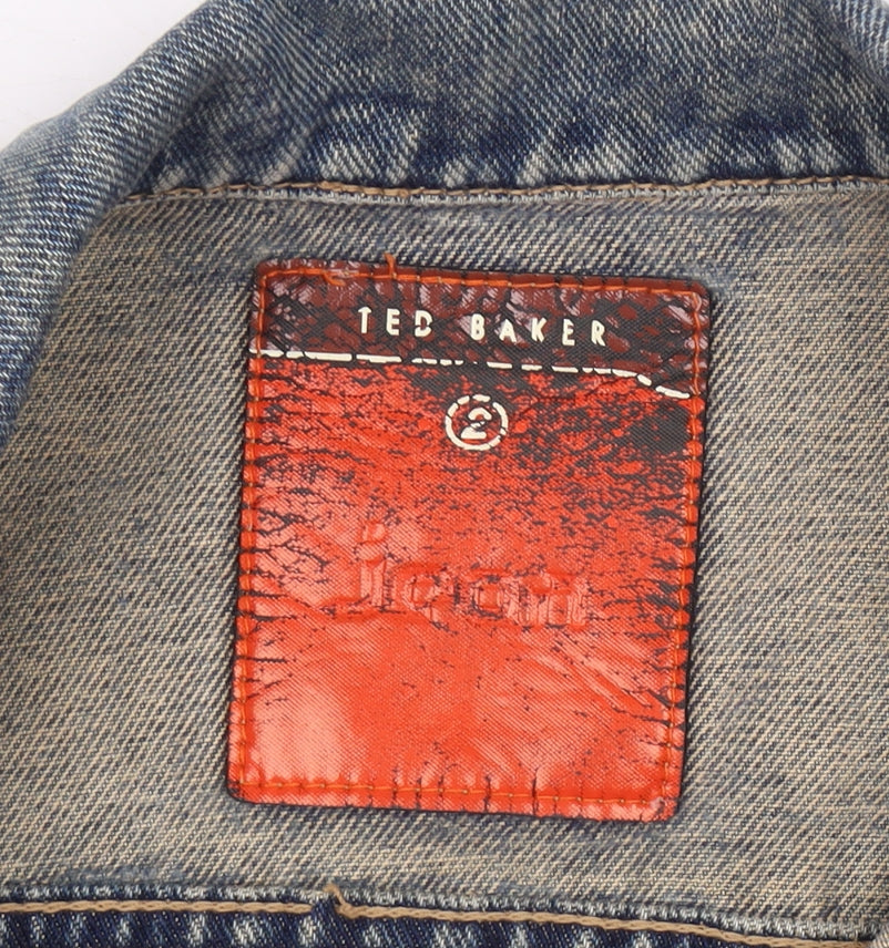 Ted Baker Women's Blue Denim Jacket Size 8