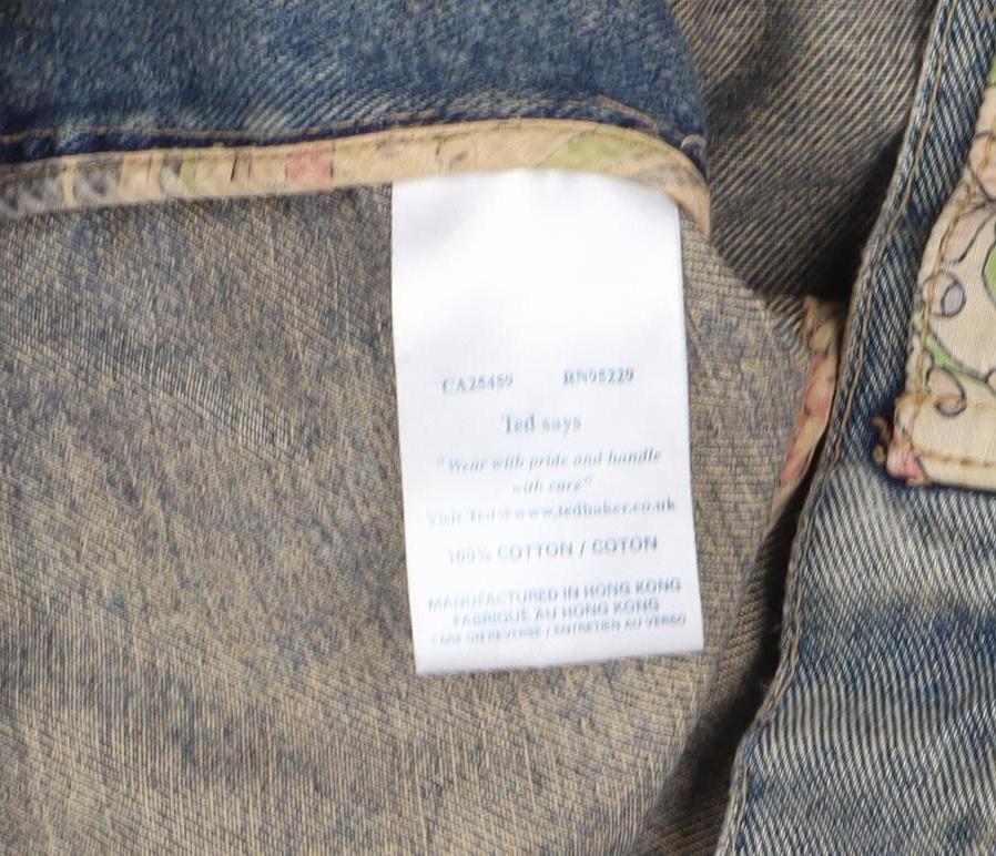 Ted Baker Women's Blue Denim Jacket Size 8