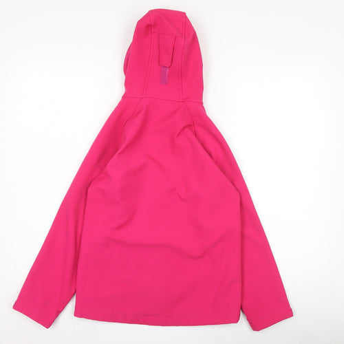 Columbia Girls Pink Hooded Jacket Size M Insulated