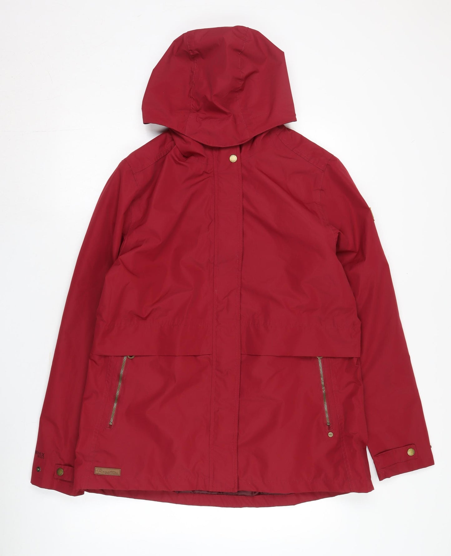 Regatta Women's Red Waterproof Rain Jacket Size 16