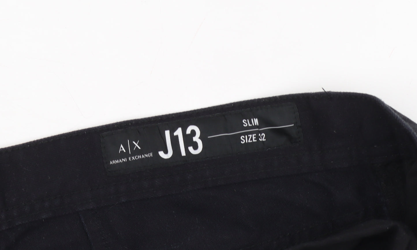 Armani Exchange Men's Black Slim Jeans Size 32