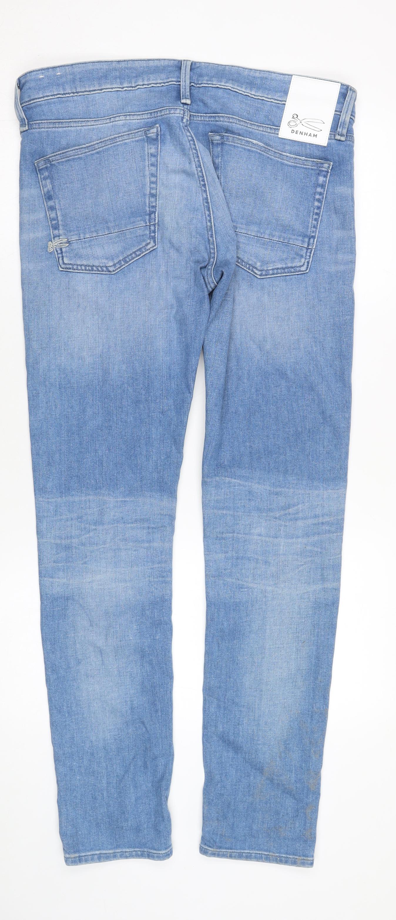 Denham Men's Blue Skinny Jeans Size 34 Slim Fit