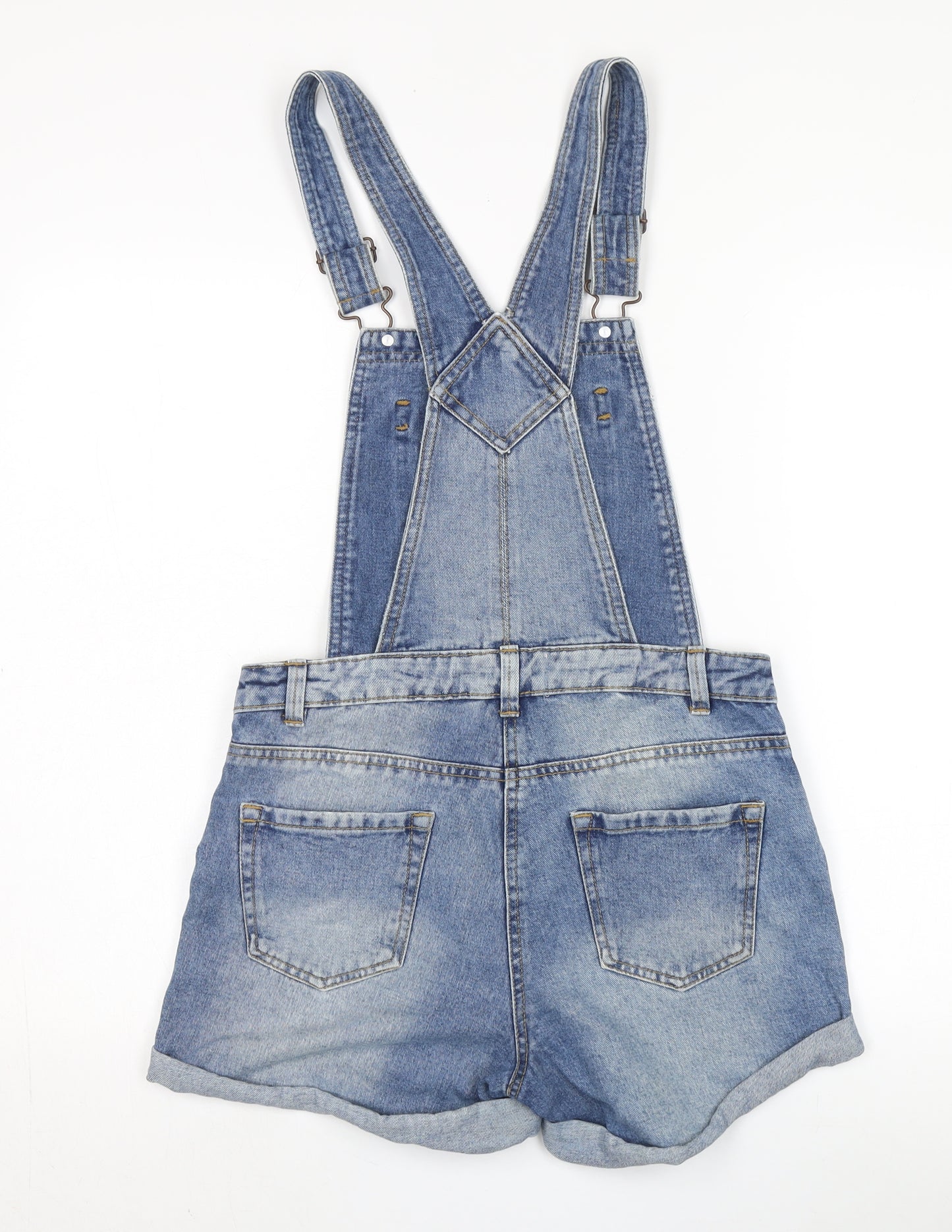 New Look Women's Blue Denim Dungaree Size 8