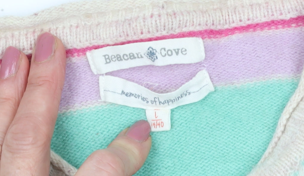 Beacon Cove Women's Multicoloured Cardigan, Size 14