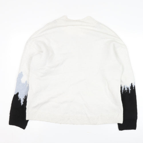 H&M Unisex Coca-Cola Graphic White Pullover S