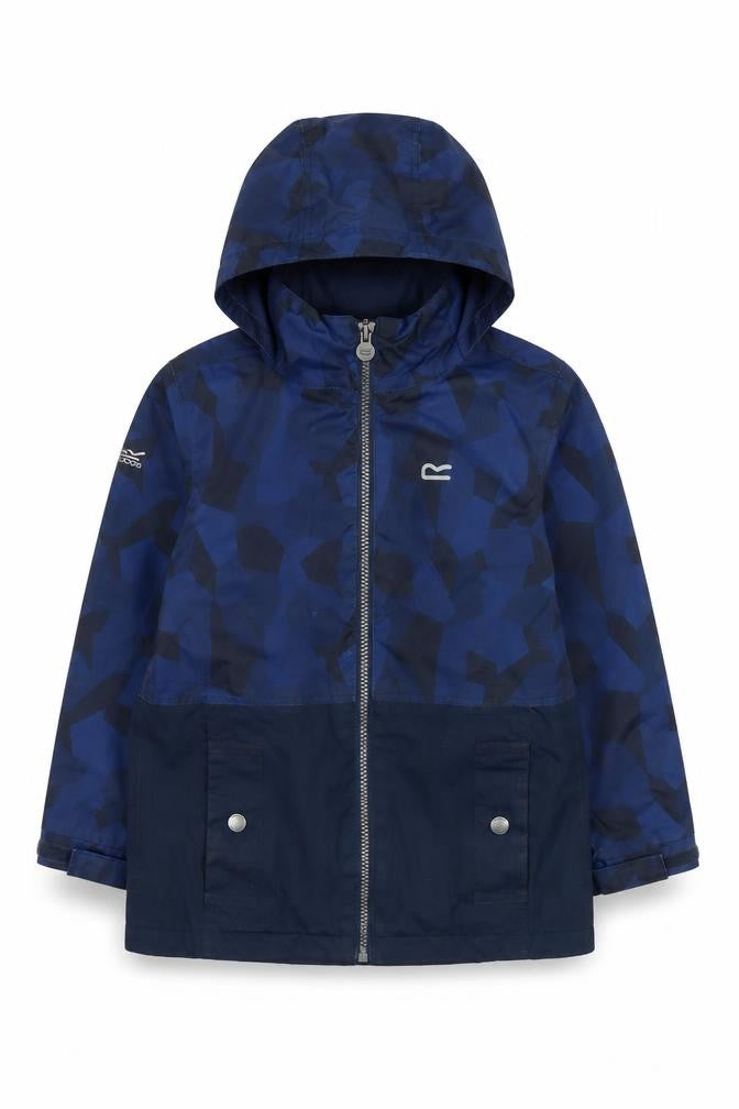 Regatta Boys Blue Parka Jacket 5 Years Hooded Waterproof