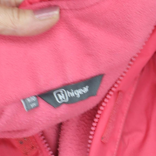 Higear Girls Pink Rain Coat 9-10 Years Hooded Zip Jacket