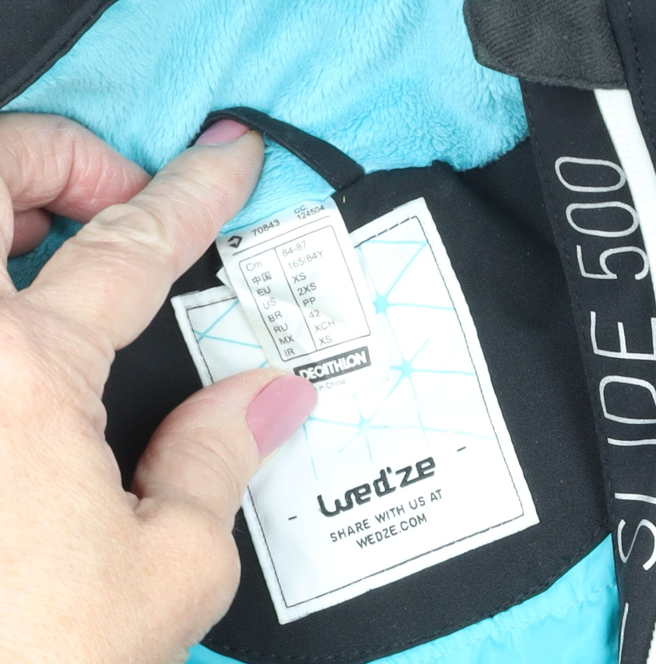 Wedze Women's Black XS Waterproof Ski Jacket