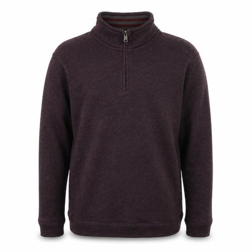 Maine New England Men's Purple 1/2 Zip Sweatshirt - Size L