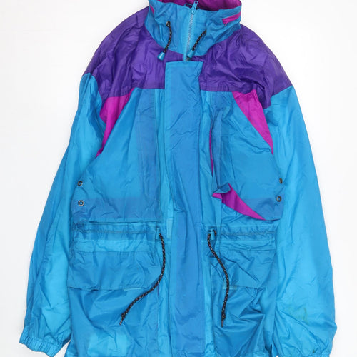 Pacino Unisex Blue Purple Windbreaker Jacket S