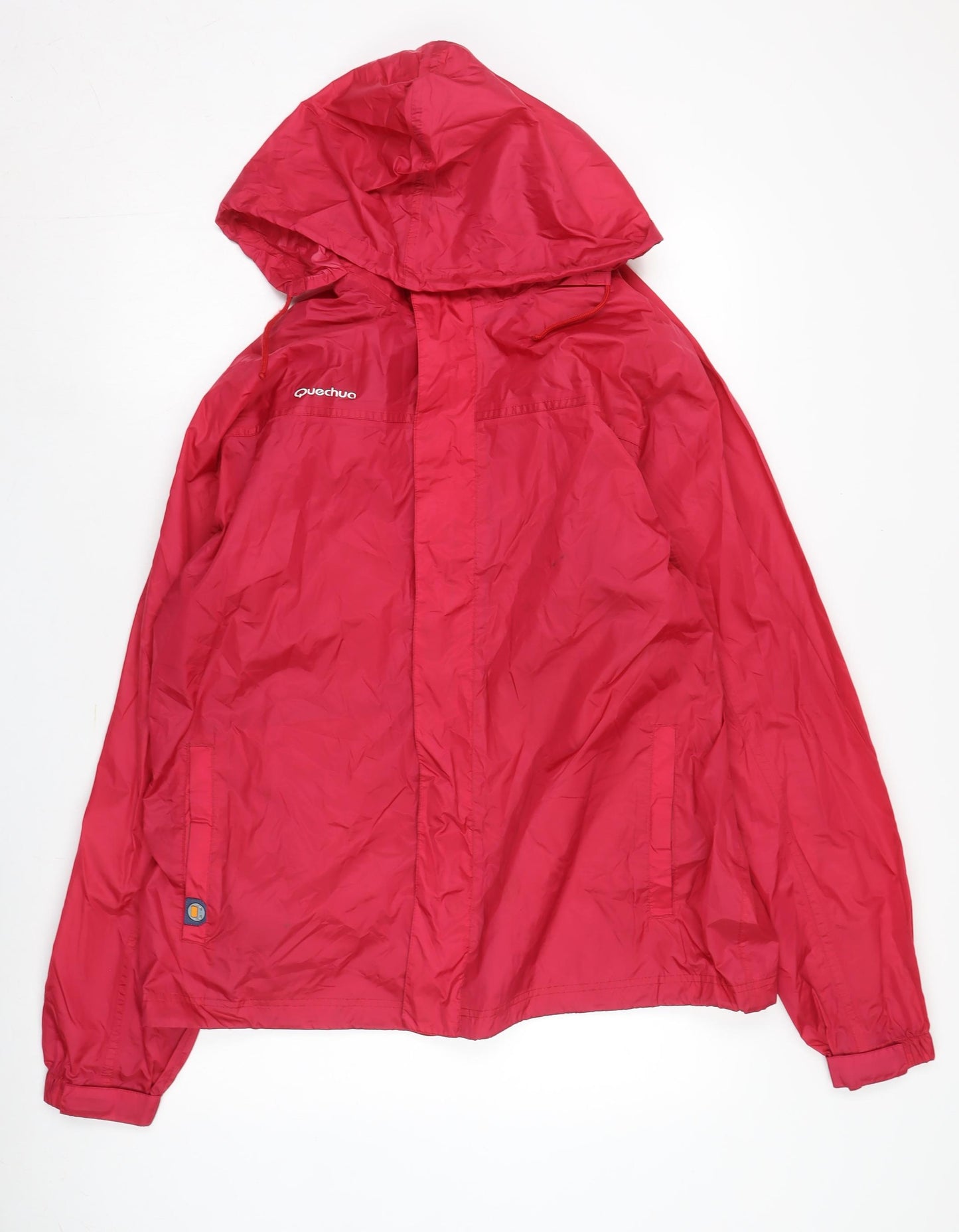 Quechua Women's Red Windbreaker Jacket Size 10