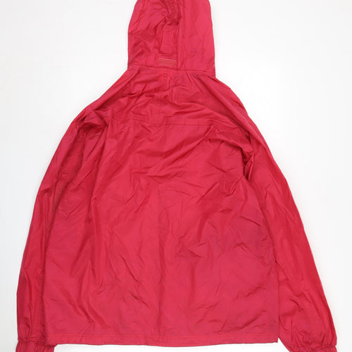 Quechua Women's Red Windbreaker Jacket Size 10