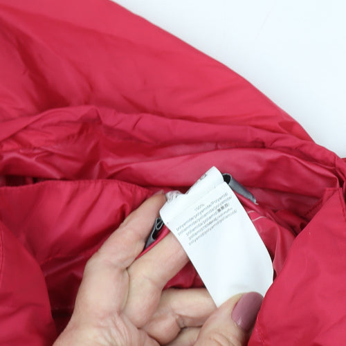 Quechua Women's Red Windbreaker Jacket Size 10